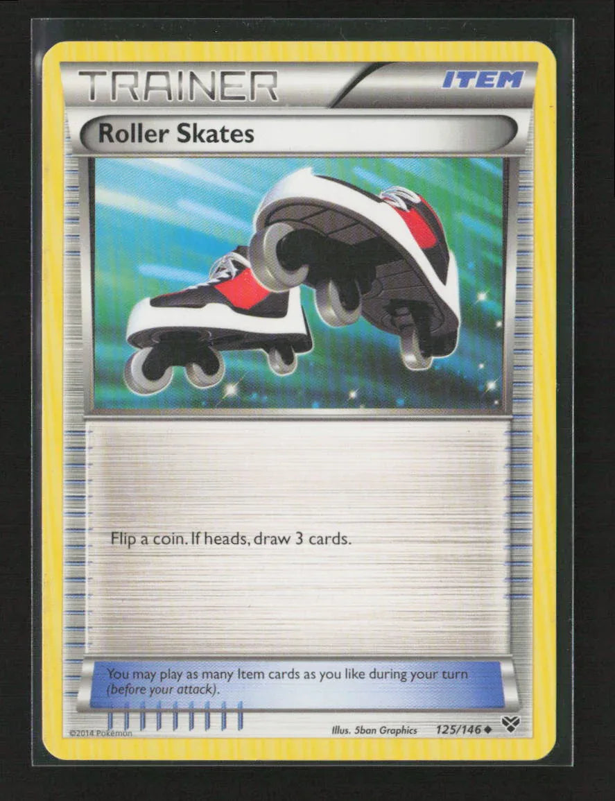 roller skates pokemon card (1st Edition) (JAPANESE) draw 2 more cards Roller Skates Uncommon XY Base