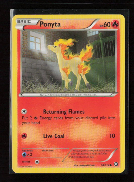 Ponyta Common XY - Steam Siege 16/114 LP - Kang's Collectibles