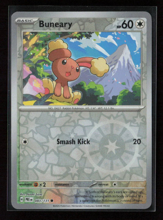 Buneary Common SV: Prismatic Evolutions 083/131 NM - Kang's Collectibles