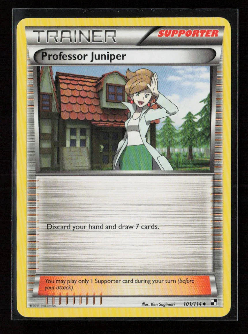 Professor Juniper Uncommon Black and White 101/114 NM - Kang's Collectibles