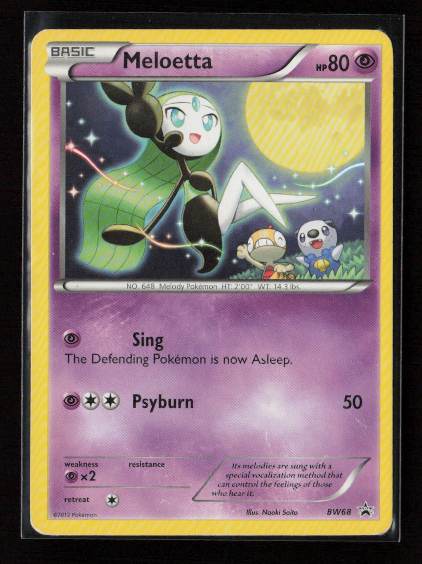 Meloetta Promo Black and White Promos BW68 LP