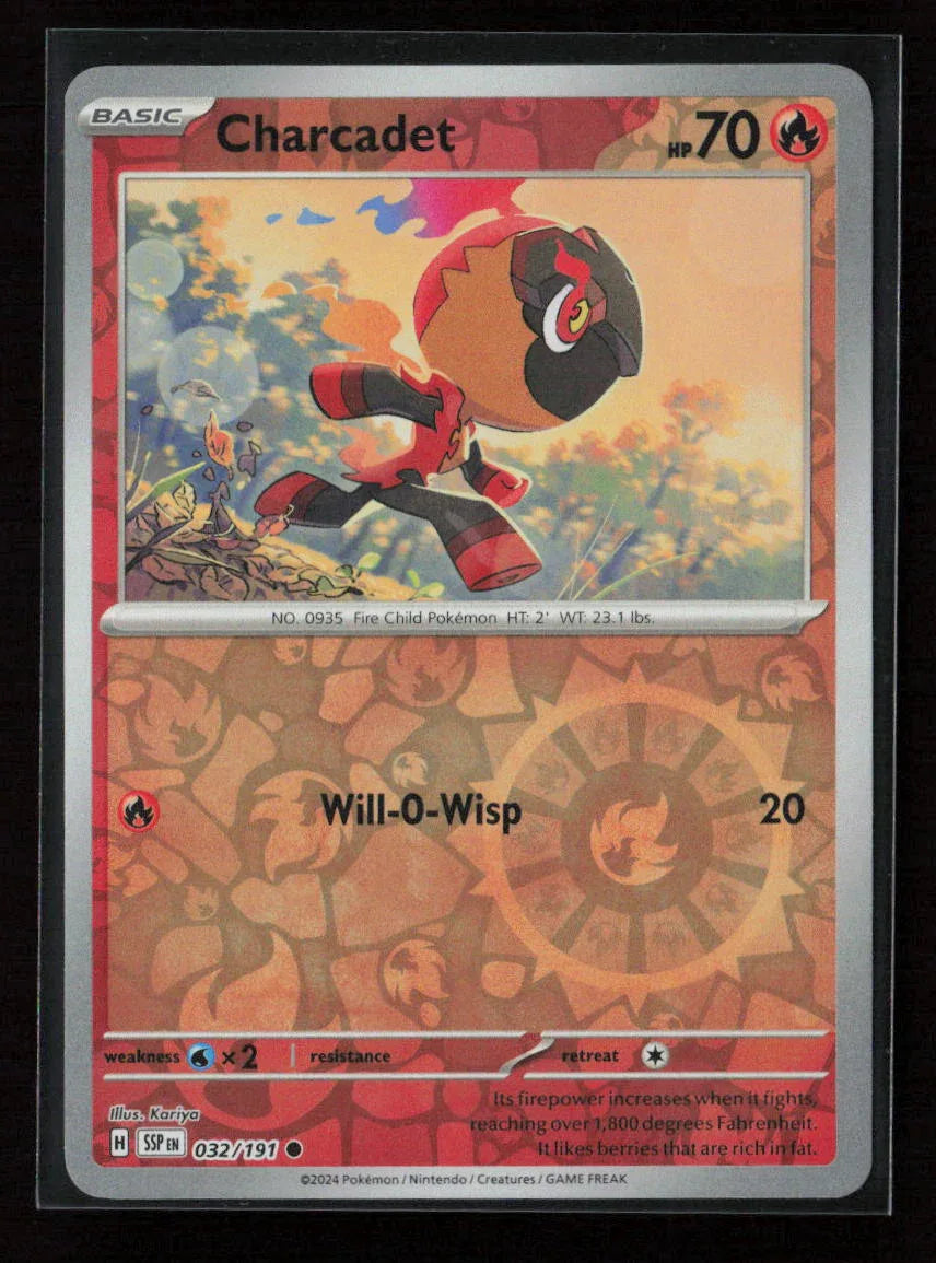 Charcadet - Common SV08: Surging Sparks 032/191 NM - Kang's Collectibles