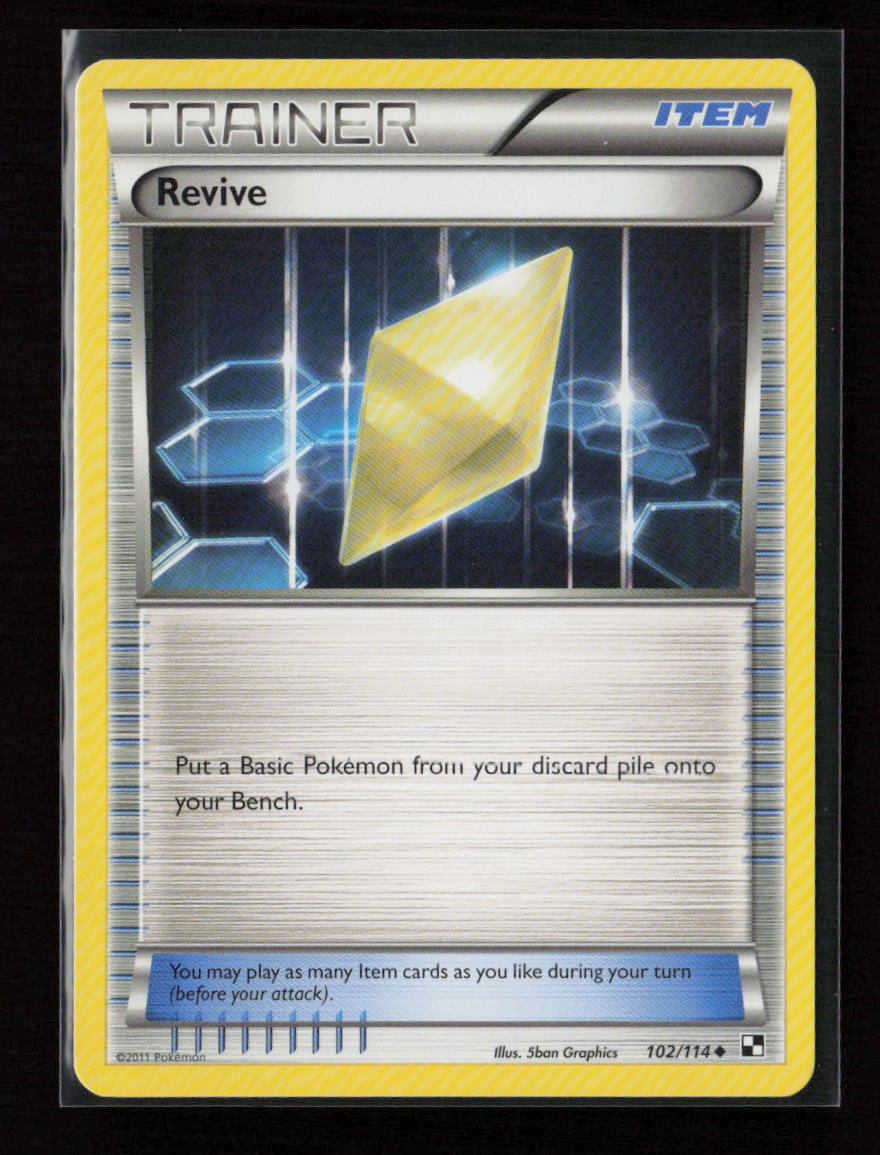 Revive Uncommon Black and White 102/114 NM
