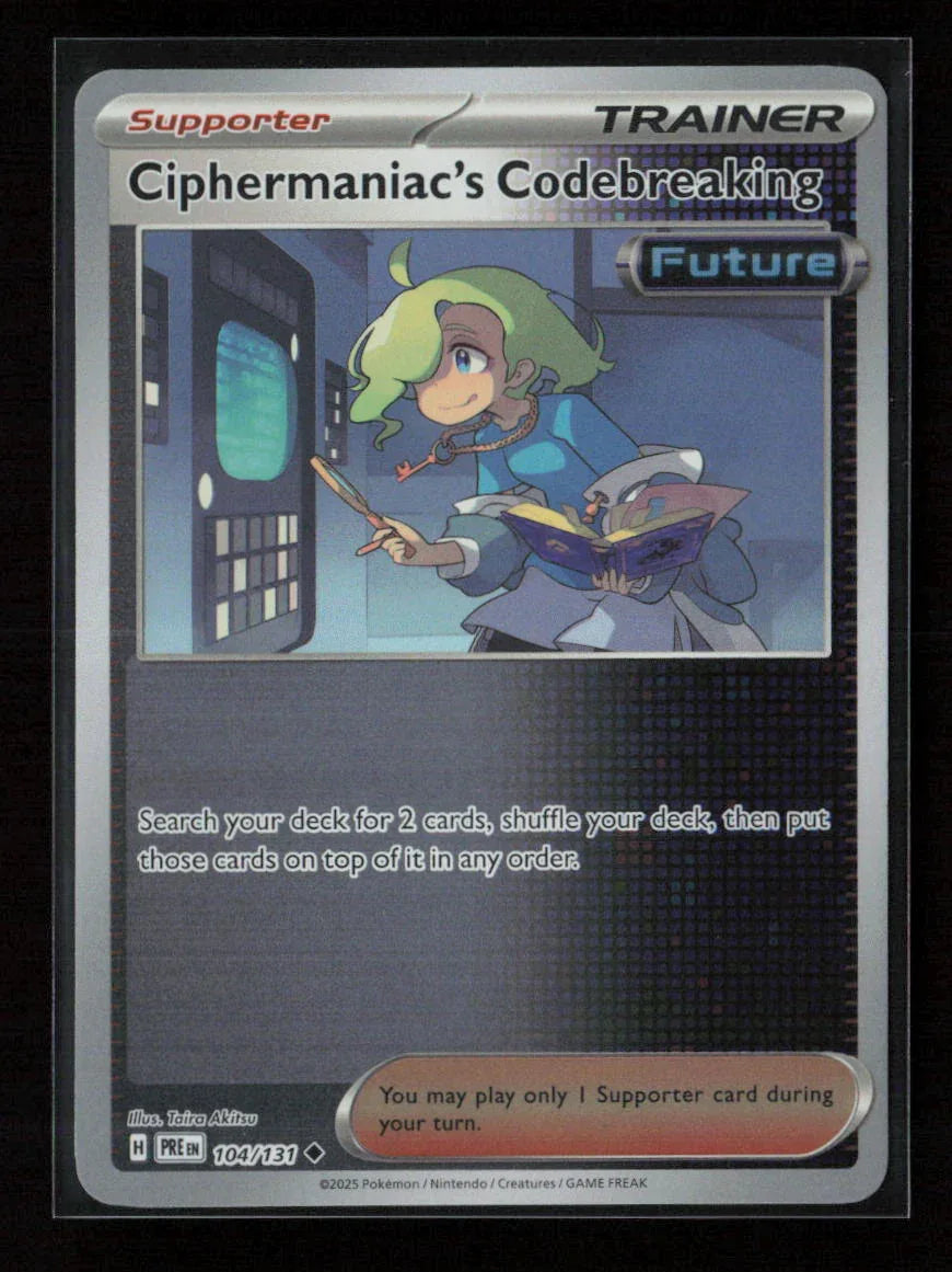 Ciphermaniac's Codebreaking Uncommon SV: Prismatic Evolutions 104/131 NM - Kang's Collectibles