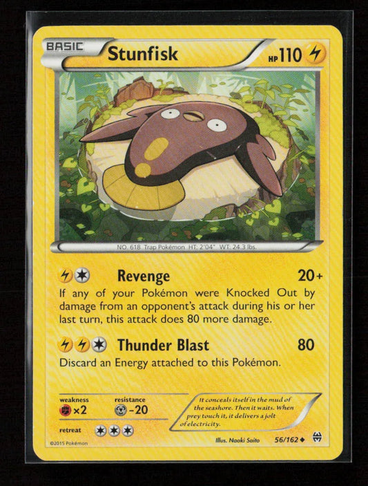 Stunfisk Uncommon XY - BREAKthrough 56/162 LP - Kang's Collectibles