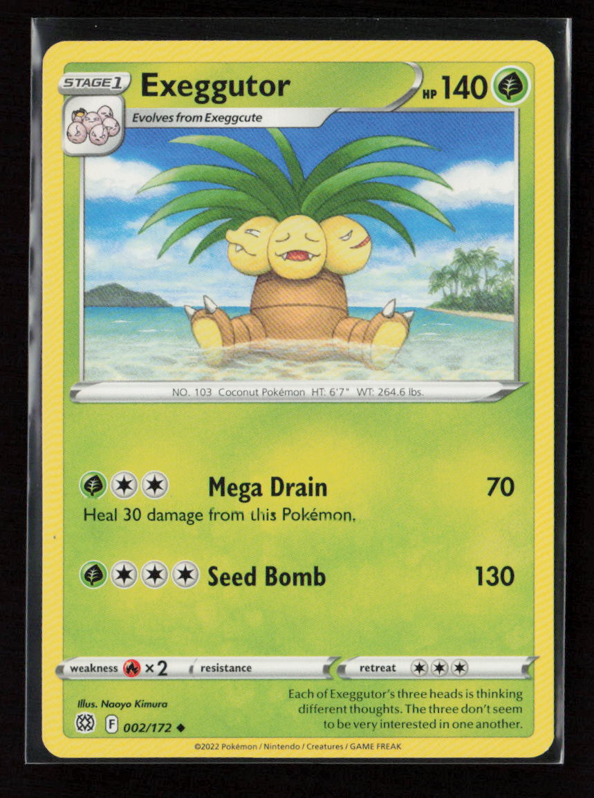 Exeggutor Uncommon SWSH09: Brilliant Stars 002/172 LP