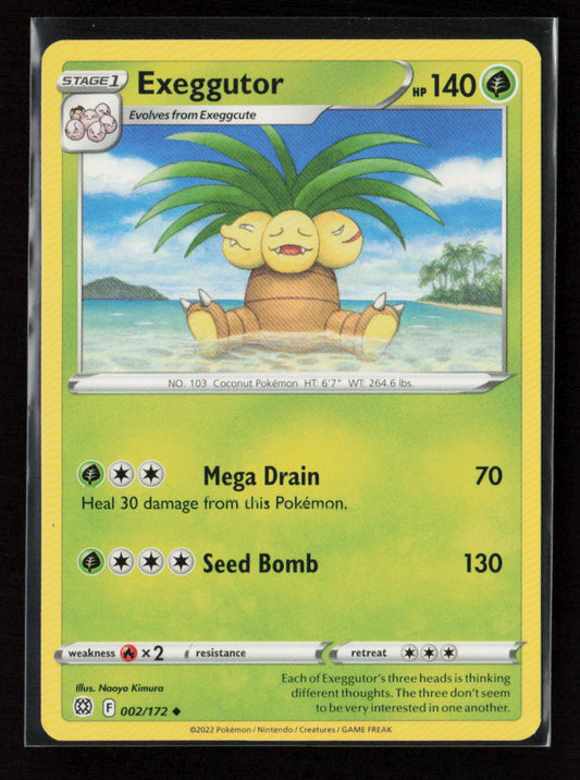 Exeggutor Uncommon SWSH09: Brilliant Stars 002/172 LP