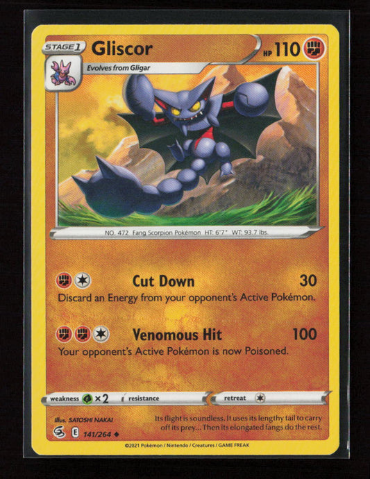 Gliscor Uncommon SWSH08: Fusion Strike 141/264 LP
