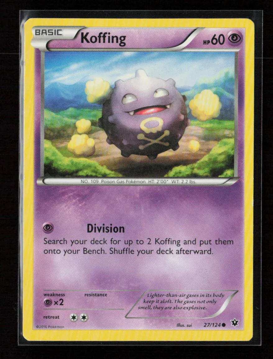 Koffing Common XY - Fates Collide 27/124 LP - Kang's Collectibles