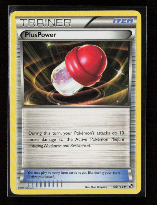 PlusPower Uncommon Black and White 96/114 LP - Kang's Collectibles