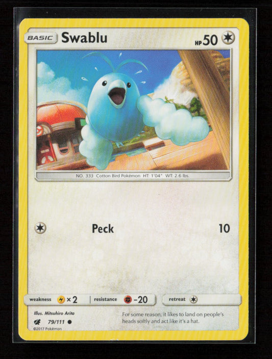 Swablu Common SM - Crimson Invasion 79/111 LP