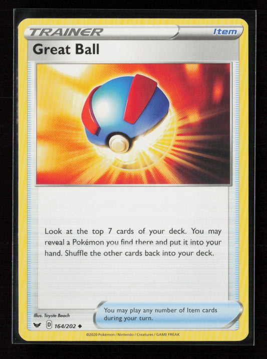 Great Ball Uncommon SWSH01: Sword & Shield Base Set 164/202 LP