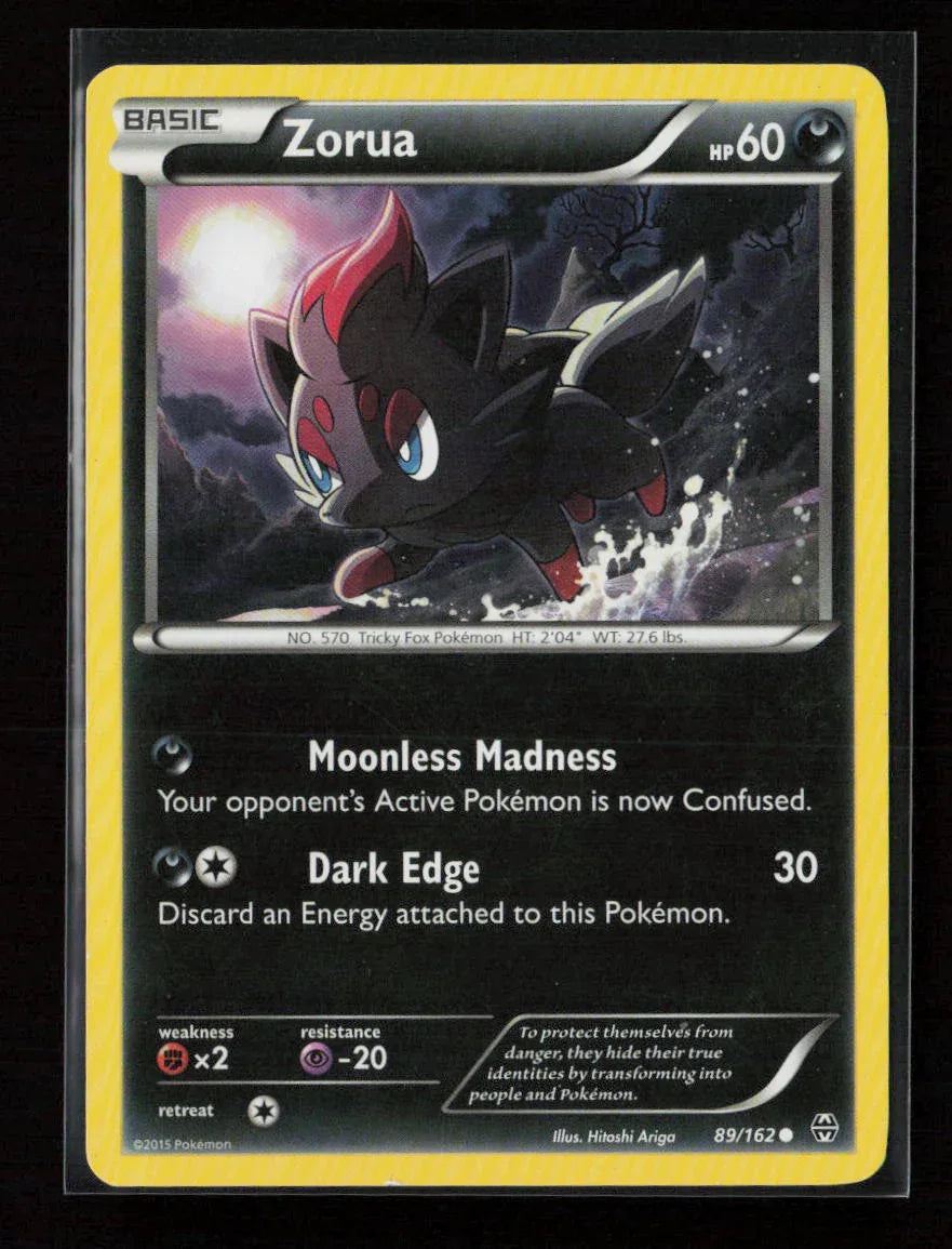 Zorua (89) Common XY - BREAKthrough 89/162 LP - Kang's Collectibles