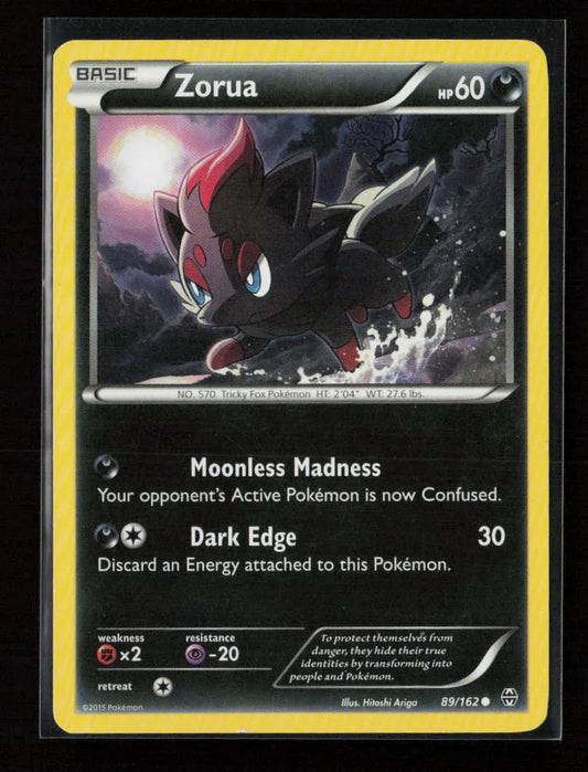 Zorua (89) Common XY - BREAKthrough 89/162 LP - Kang's Collectibles