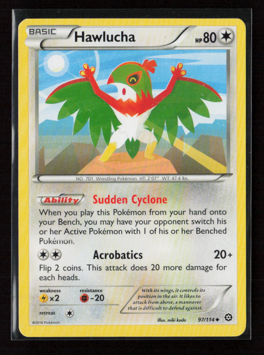 Hawlucha Uncommon XY - Steam Siege 97/114 LP