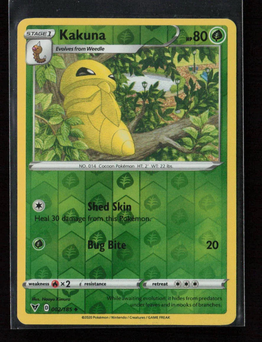Kakuna Uncommon SWSH04: Vivid Voltage 002/185 LP - Kang's Collectibles