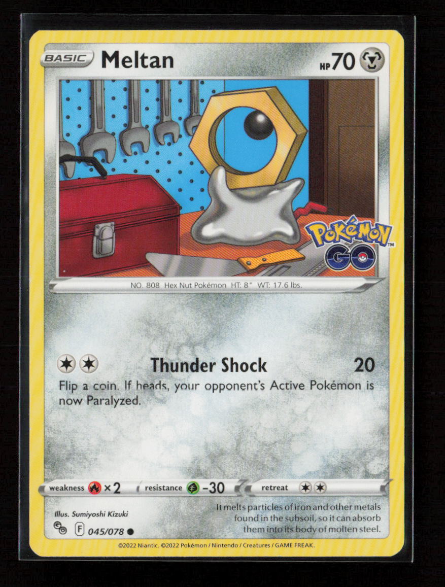 Meltan Common Pokemon GO 045/078 LP
