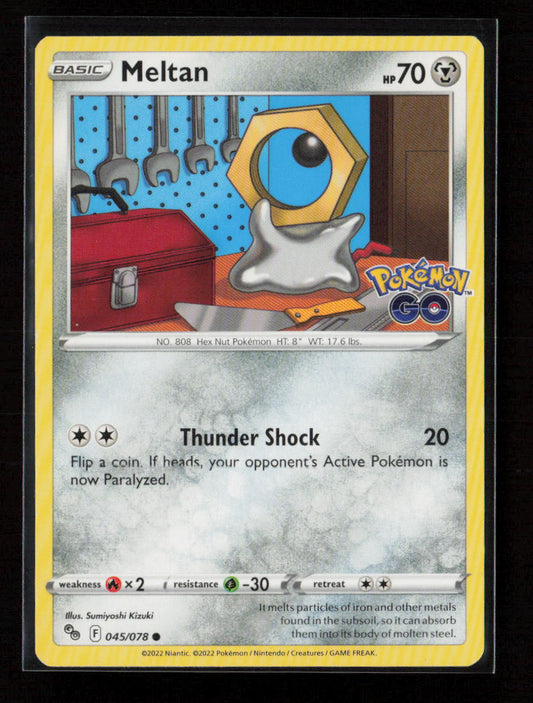 Meltan Common Pokemon GO 045/078 LP