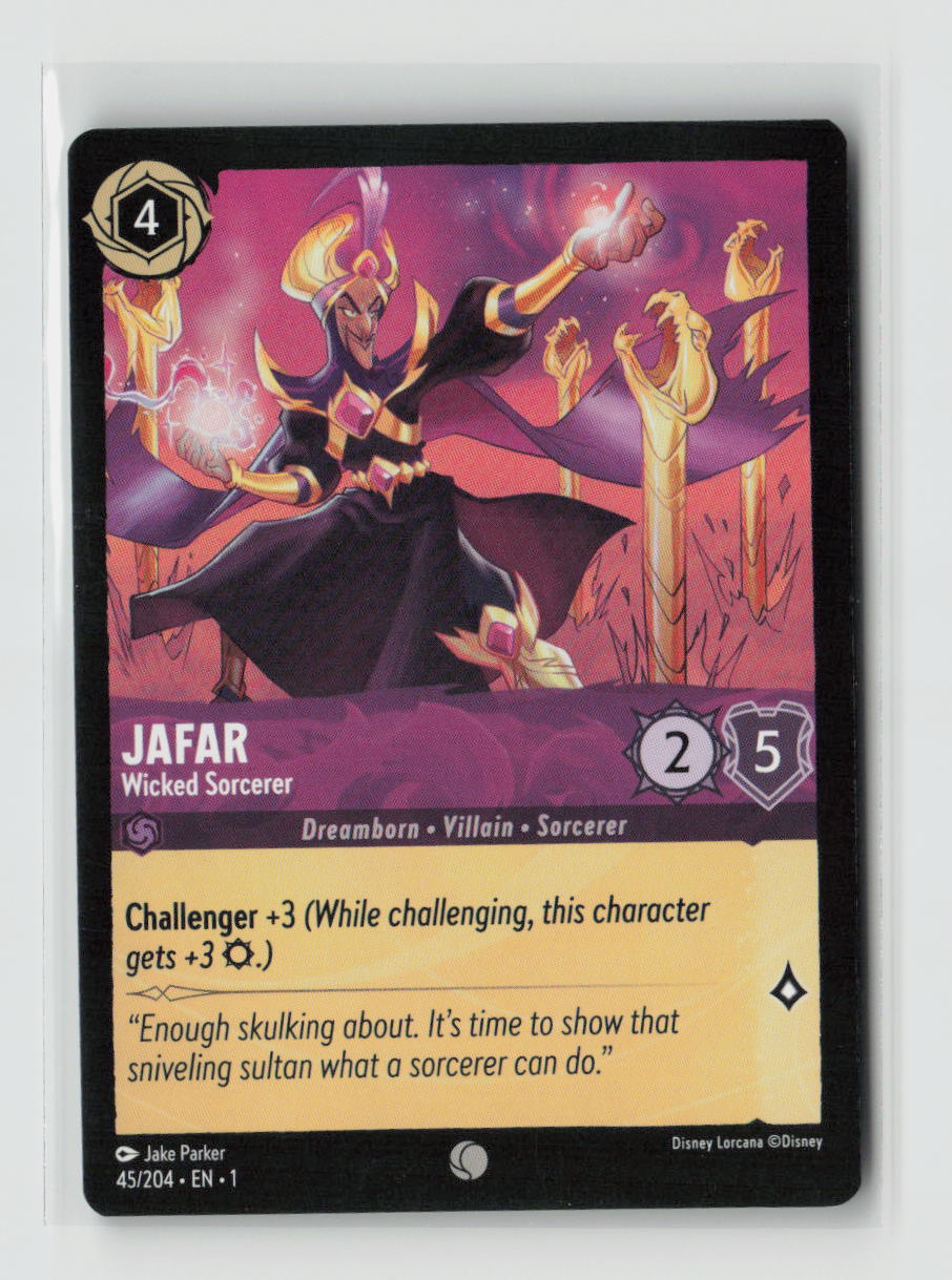 Jafar - Wicked Sorcerer Common The First Chapter 45/204 NM