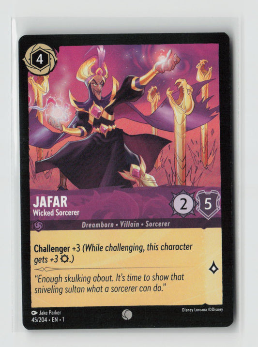 Jafar - Wicked Sorcerer Common The First Chapter 45/204 NM