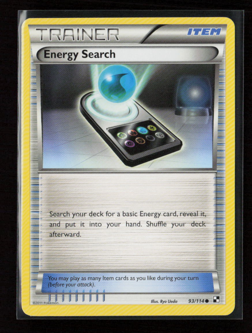 Energy Search Common Black and White 93/114 NM