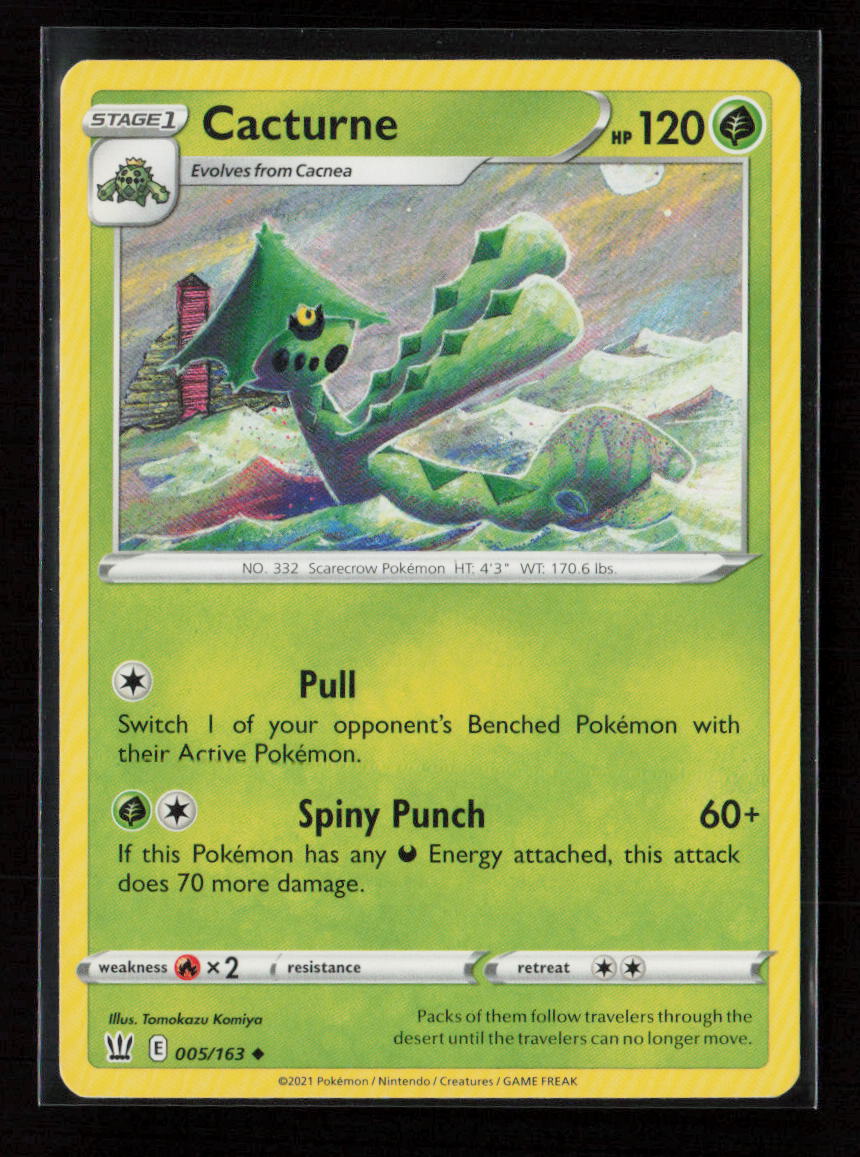 Cacturne Uncommon SWSH05: Battle Styles 005/163 LP