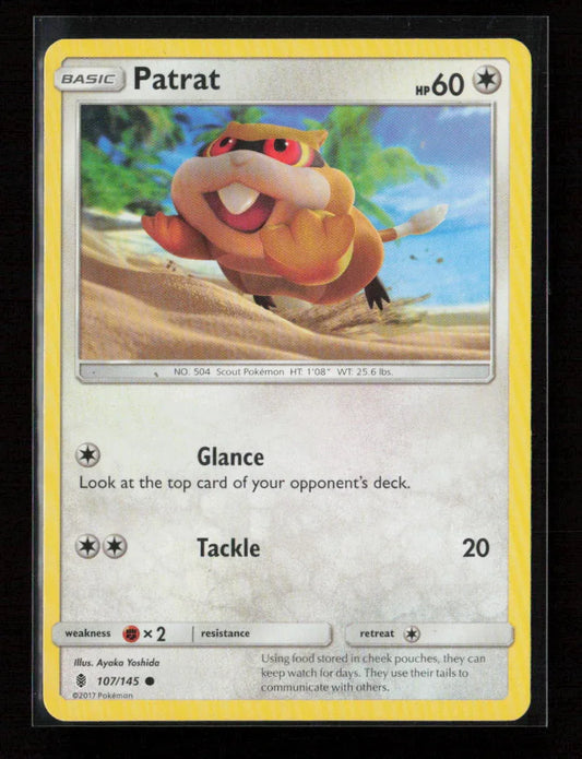 Patrat Common SM - Guardians Rising 107/145 NM - Kang's Collectibles