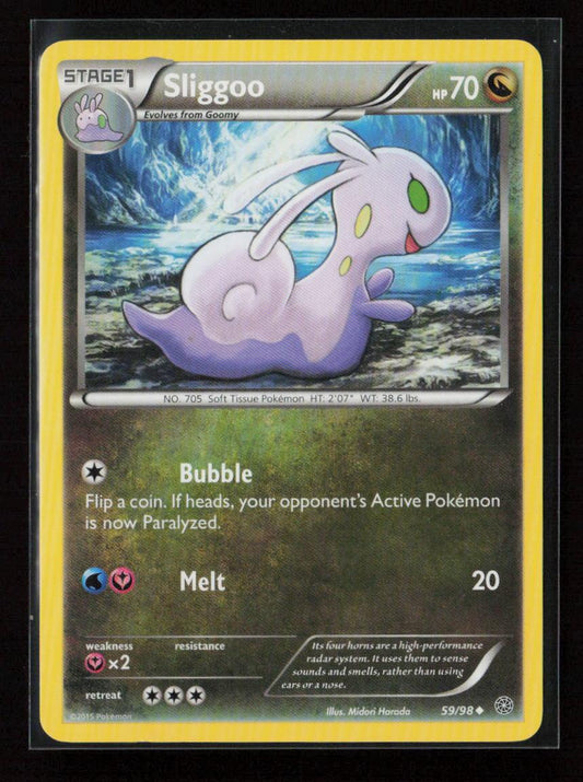 Sliggoo Uncommon XY - Ancient Origins 59/98 NM - Kang's Collectibles
