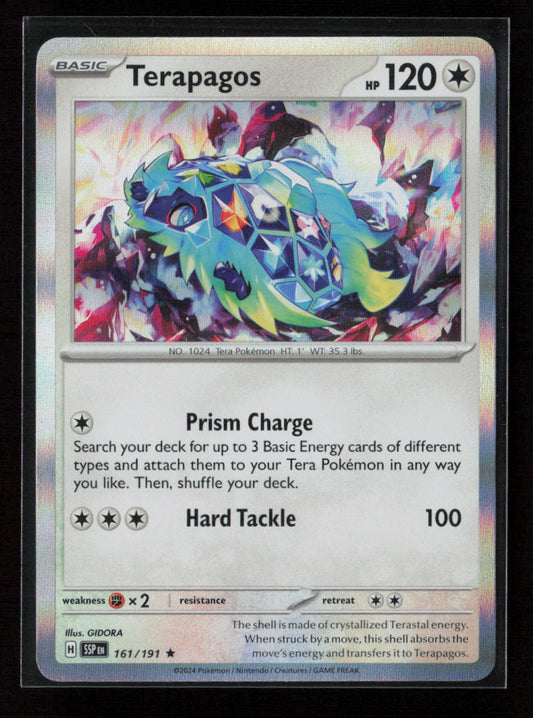 Terapagos Rare SV08: Surging Sparks 161/191 NM