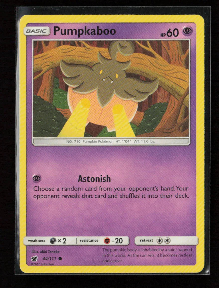 Pumpkaboo Common SM - Crimson Invasion 44/111 LP - Kang's Collectibles