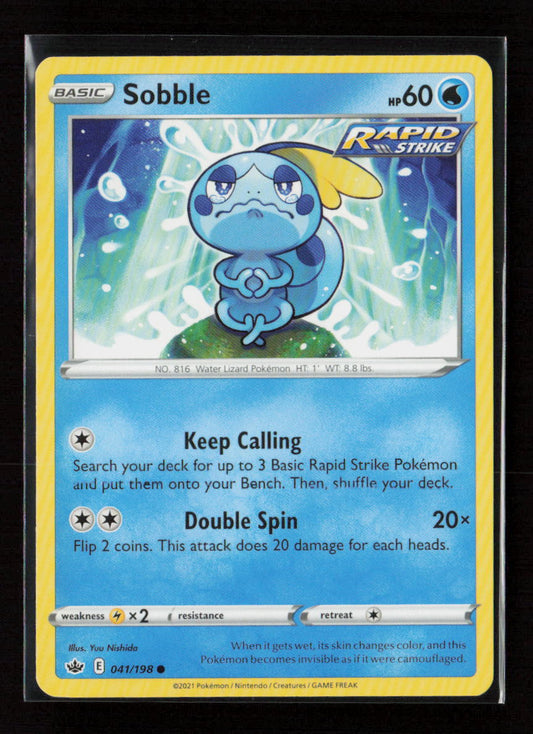 Sobble Common SWSH06: Chilling Reign 041/198 LP