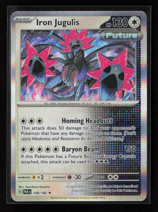 Iron Jugulis - Rare SV04: Paradox Rift 158/182 NM - Kang's Collectibles