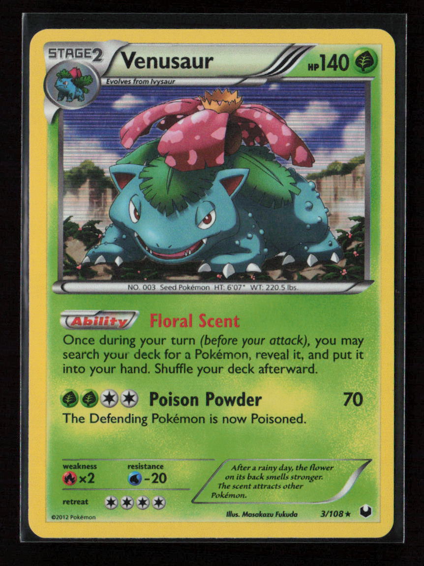 Venusaur Holo Rare Dark Explorers 3/108 NM