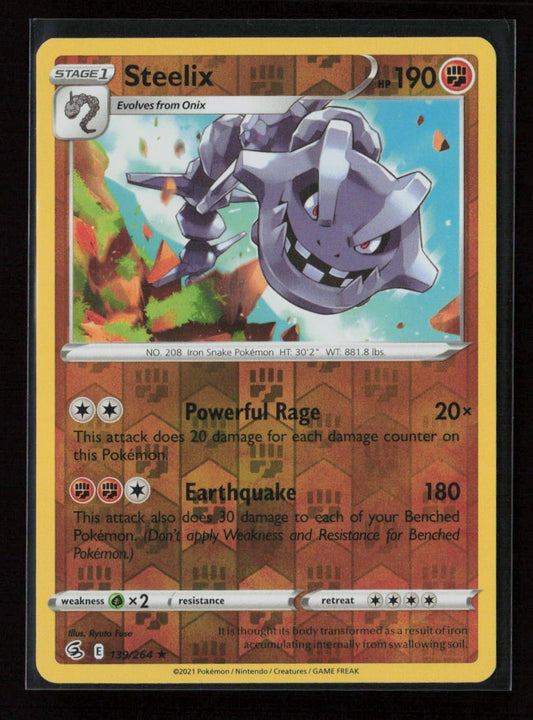 Steelix Holo Rare SM - Cosmic Eclipse 139/236 NM