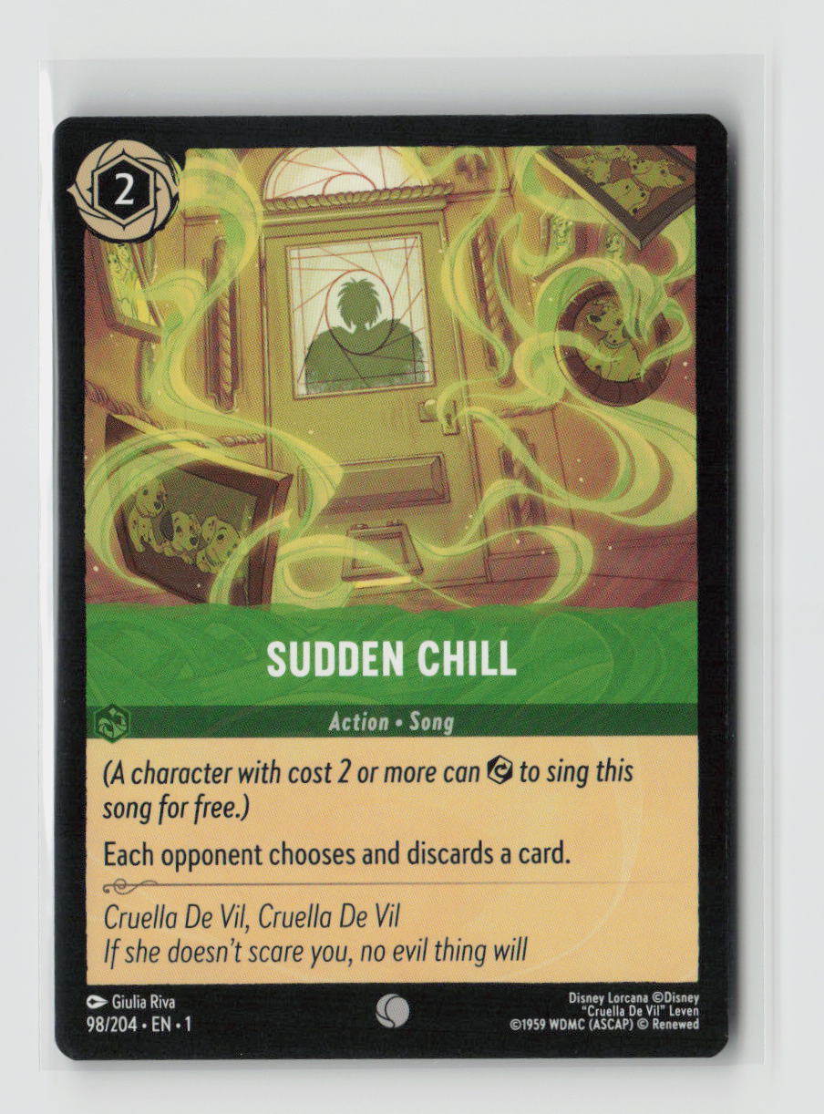 Sudden Chill Common The First Chapter 98/204 NM