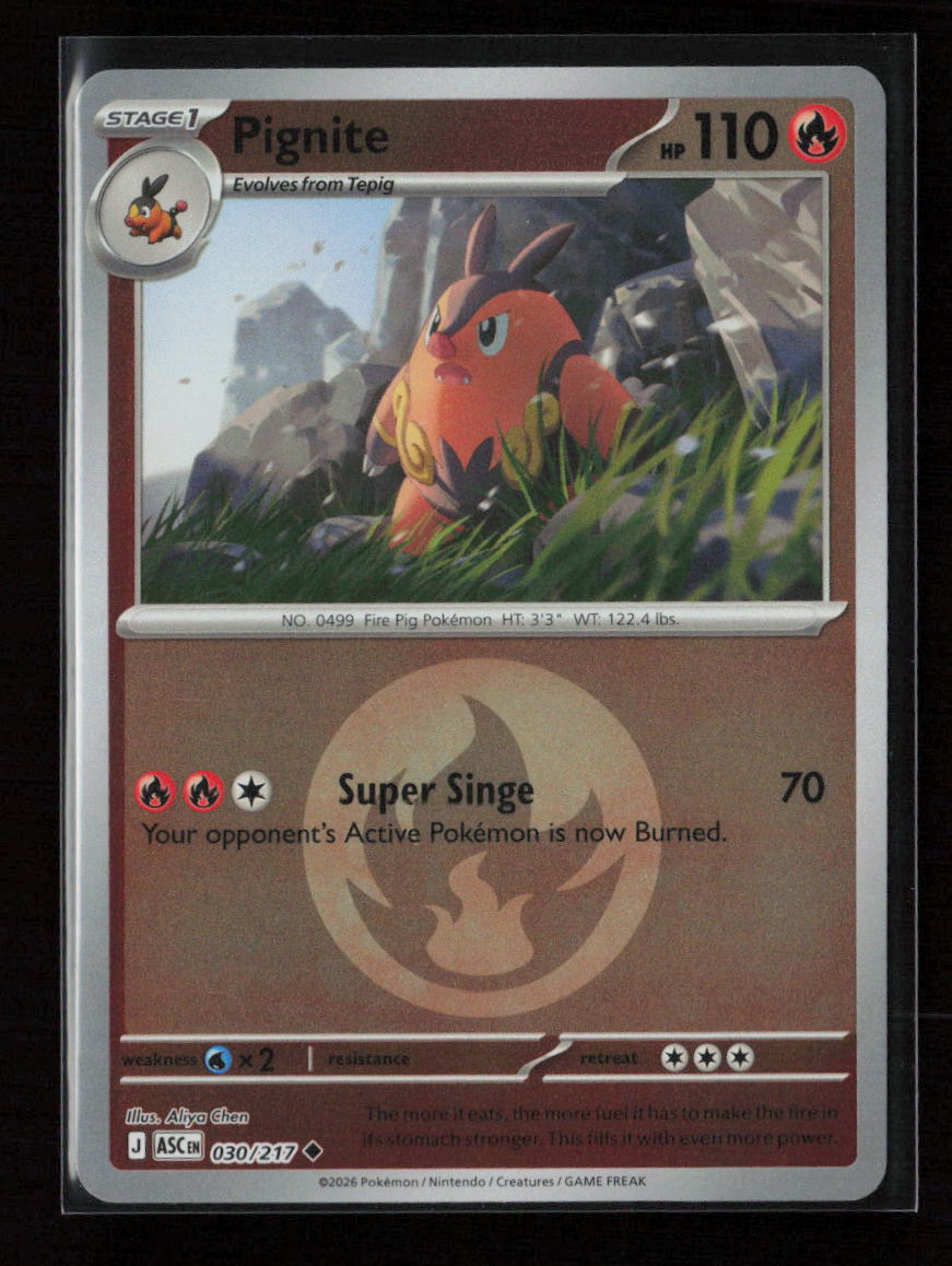 Pignite Uncommon ME: Ascended Heroes 030/217 NM