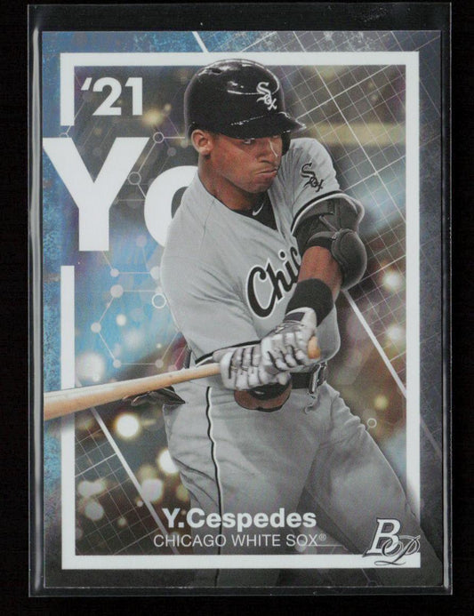 Yoelqui Cespedes 2021 Bowman Platinum Precious Elements PE-4 NM - Kang's Collectibles