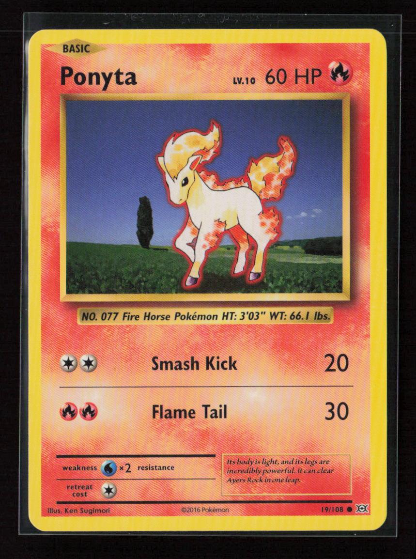 Ponyta Common XY - Evolutions 19/108 LP - Kang's Collectibles