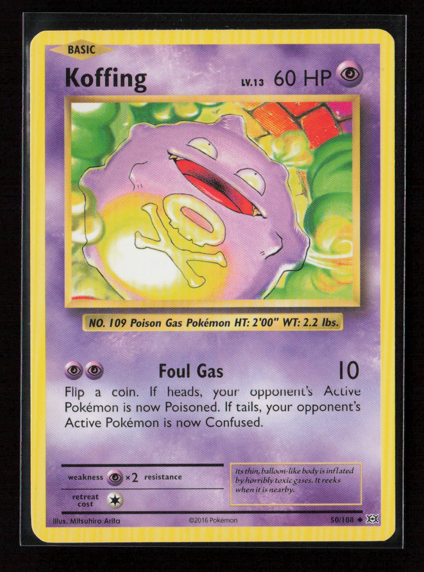 Koffing Uncommon XY - Evolutions 50/108 LP