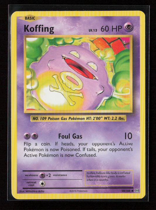 Koffing Uncommon XY - Evolutions 50/108 LP