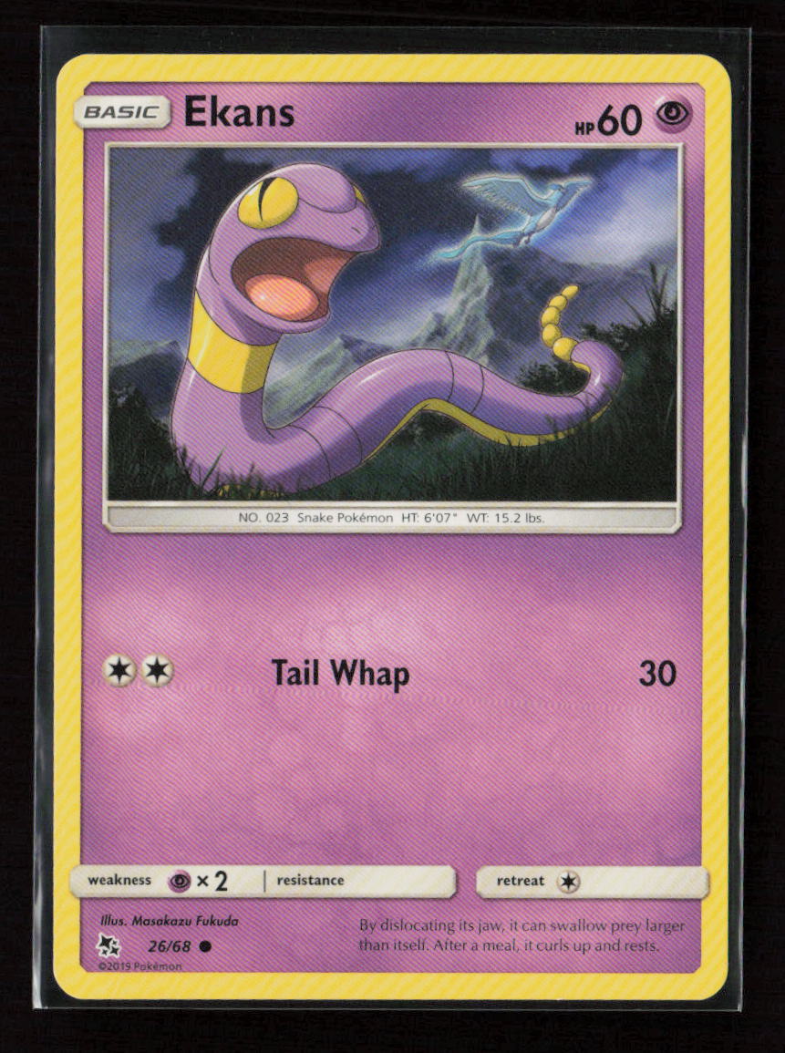 Ekans (26) Common Hidden Fates 26/68 LP