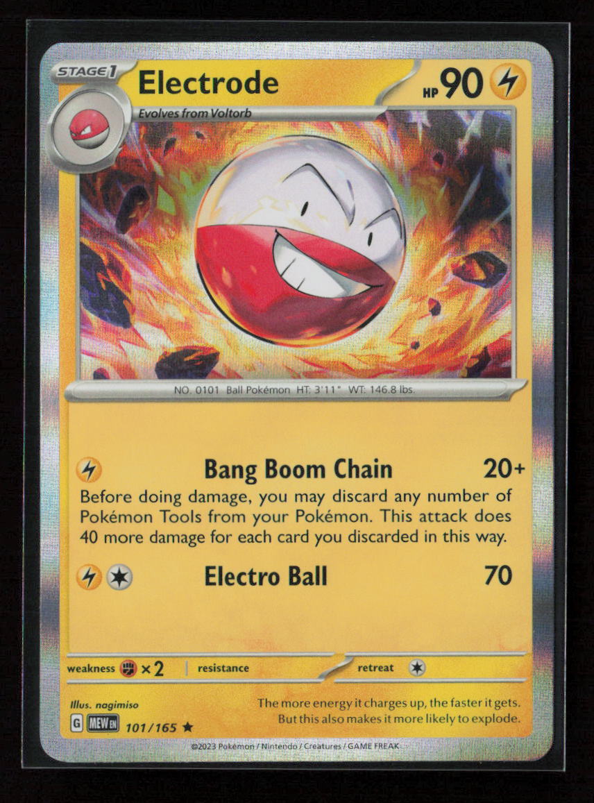 Electrode Rare SV: Scarlet & Violet 151 101/165 NM
