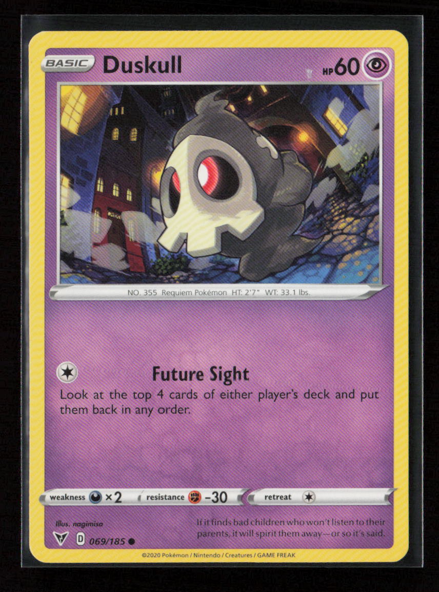 Duskull Common SWSH04: Vivid Voltage 069/185 LP