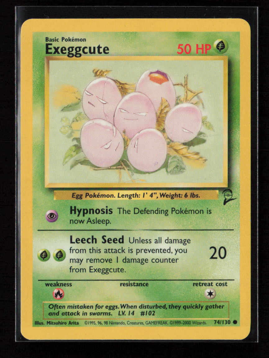 Exeggcute Common Base Set 2 074/130 LP