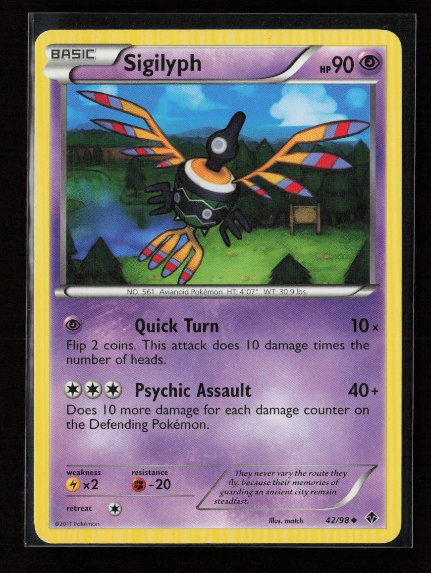 Sigilyph (42) Uncommon Emerging Powers 42/98 LP - Kang's Collectibles