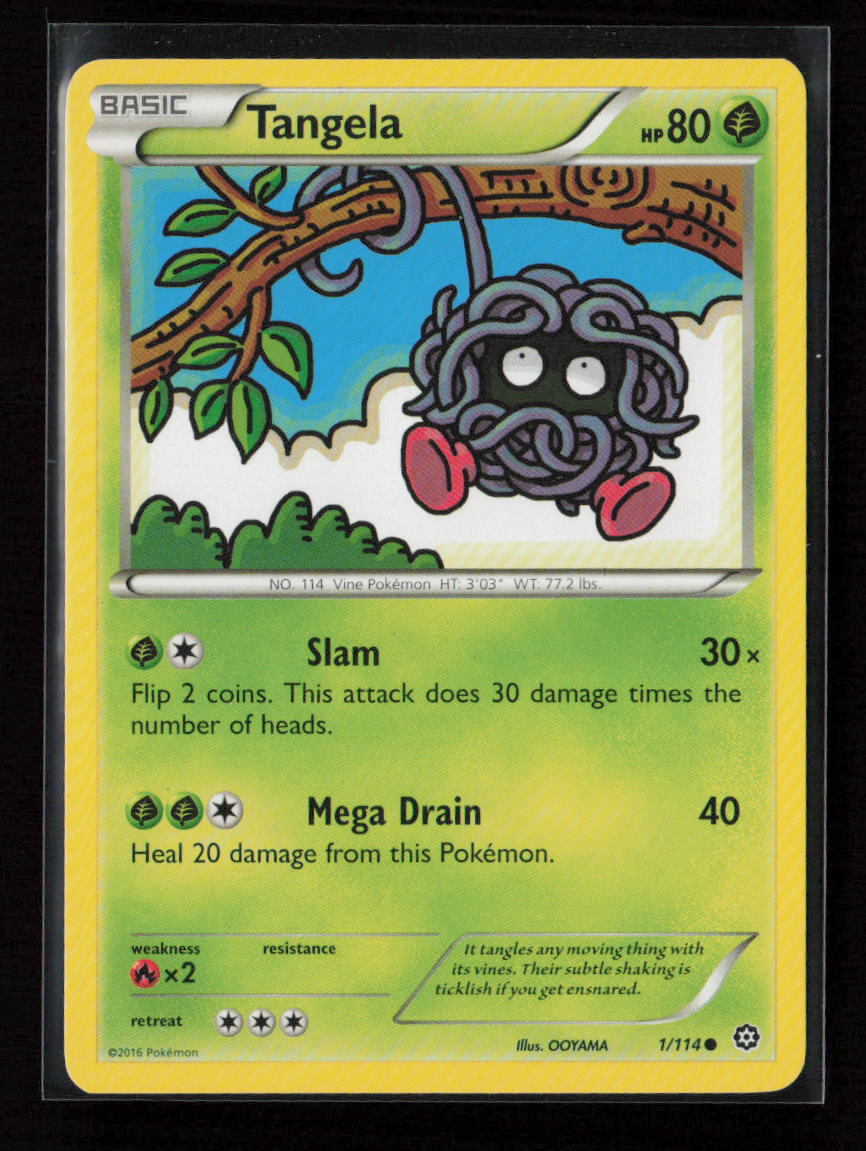 Tangela Common XY - Steam Siege 1/114 LP