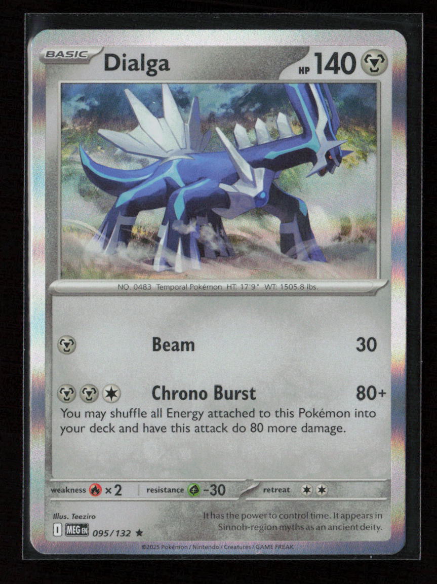 Dialga Rare ME01: Mega Evolution 095/132 NM