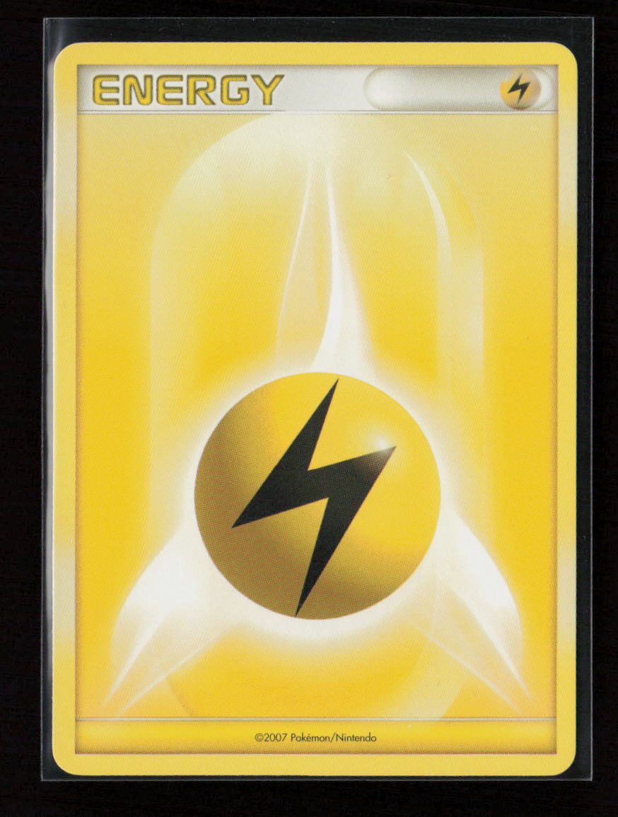 Lightning Energy (2007 Unnumbered D/P Style Non-Holo) Promo League & Championship Cards LP