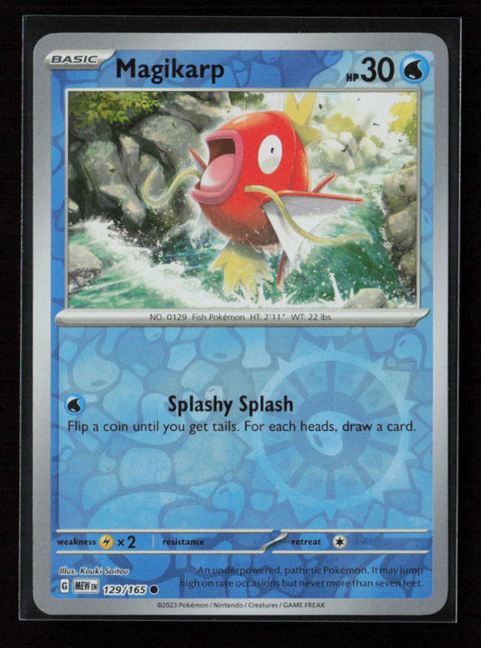 Magikarp Common SV: Scarlet & Violet 151 129/165 NM