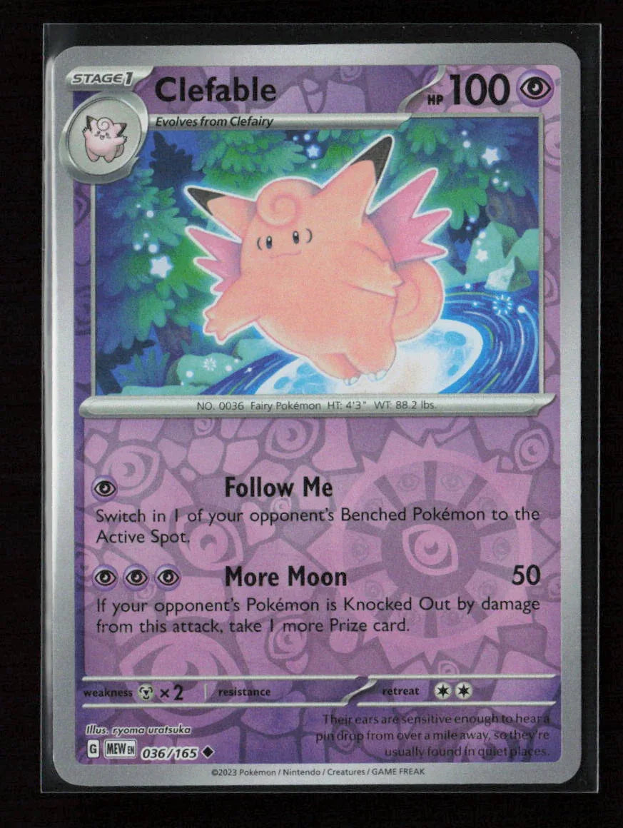 Clefable Uncommon SV: Scarlet & Violet 151 036/165 NM - Kang's Collectibles